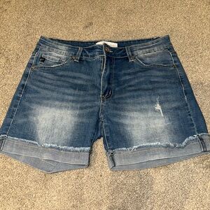 Denim Blue Women's Shorts